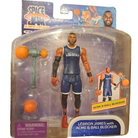 Lebron James w/ Acme B-Ball Blocker Action Figure SPACE JAM A New Legacy 14556 - Picture 1 of 2